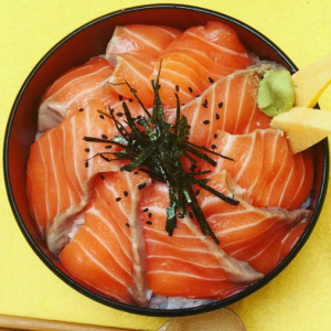 91. Salmon Sashimi Bowl